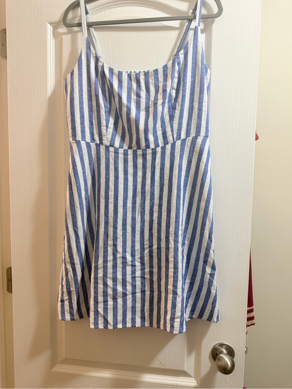 Old Navy Blue and White Striped Sundress